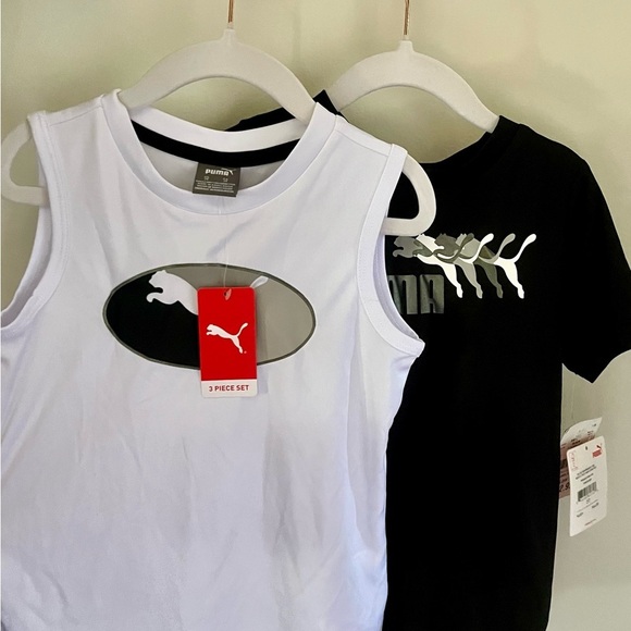 Puma Other - Puma Boys 2T Bundle of Two - Tank Top and Black T-Shirt NWT